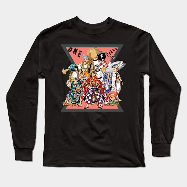 ONE PIECE T-SHIRT FUN T-SHIRT PO013 Long Sleeve T-Shirt by Huko